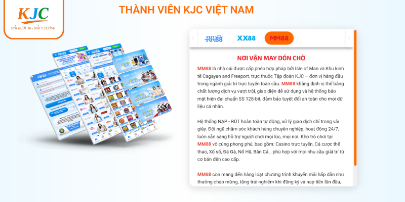 Ý nghĩa khi MM88 chính thức gia nhập KJC
